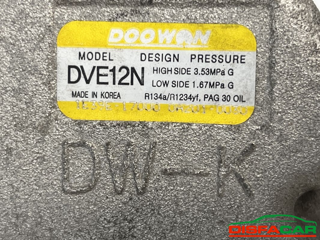 Compressore clima usato Kia Rio 4a serie 2017, codice 1e39e-17000 – foto 7 di 8