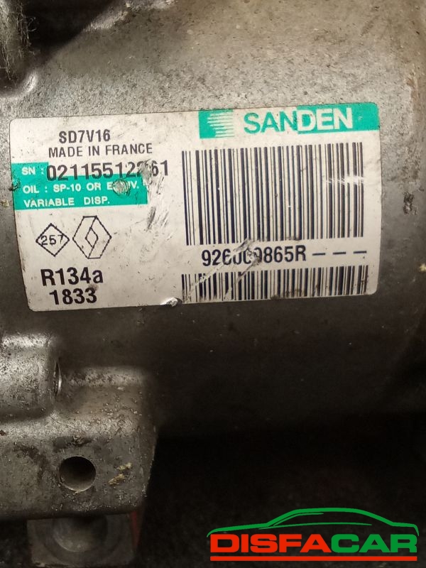 Compressore clima usato Nissan Qashqai (J10E/JJ10E) JUKE (F15) 2010, codice 1833 – foto 3 di 10