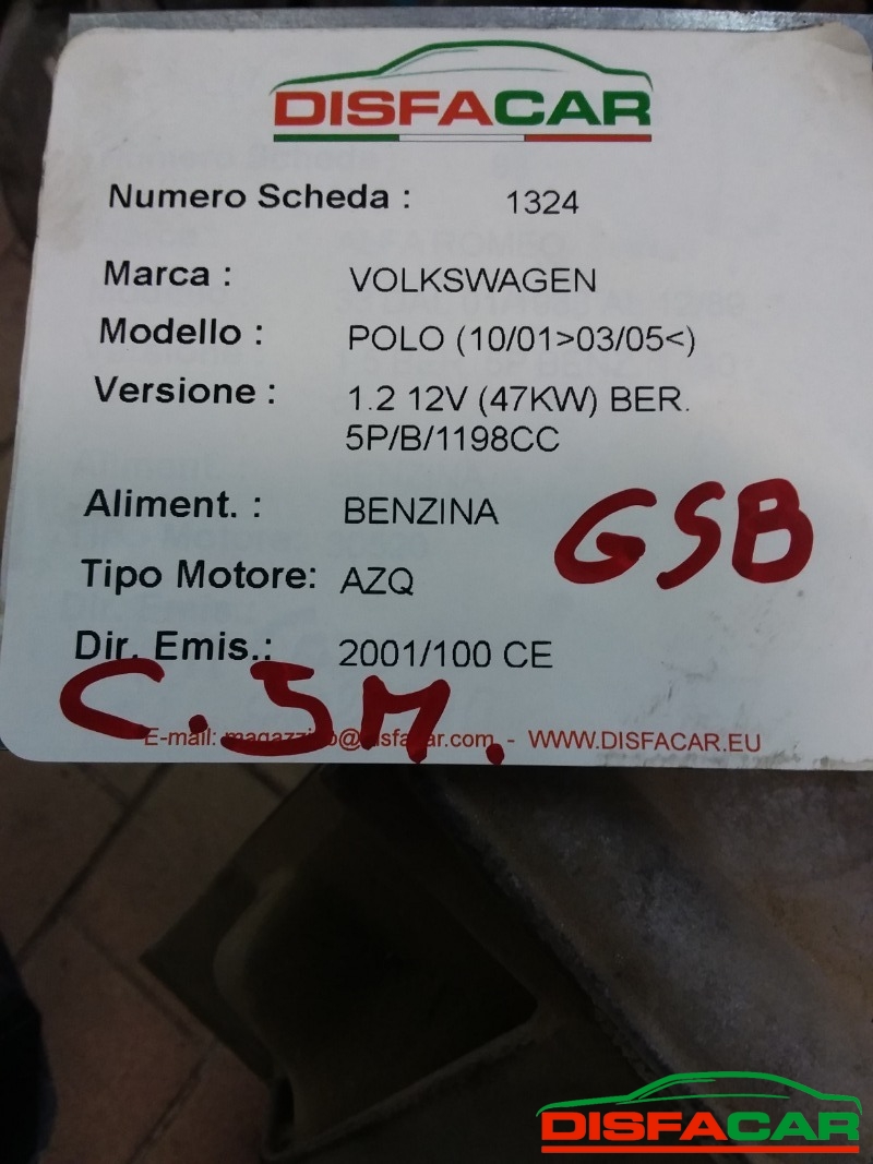 Cambio usato Volkswagen Polo Seat IBIZA. FOX 2001, codice AZQ – foto 6 di 9