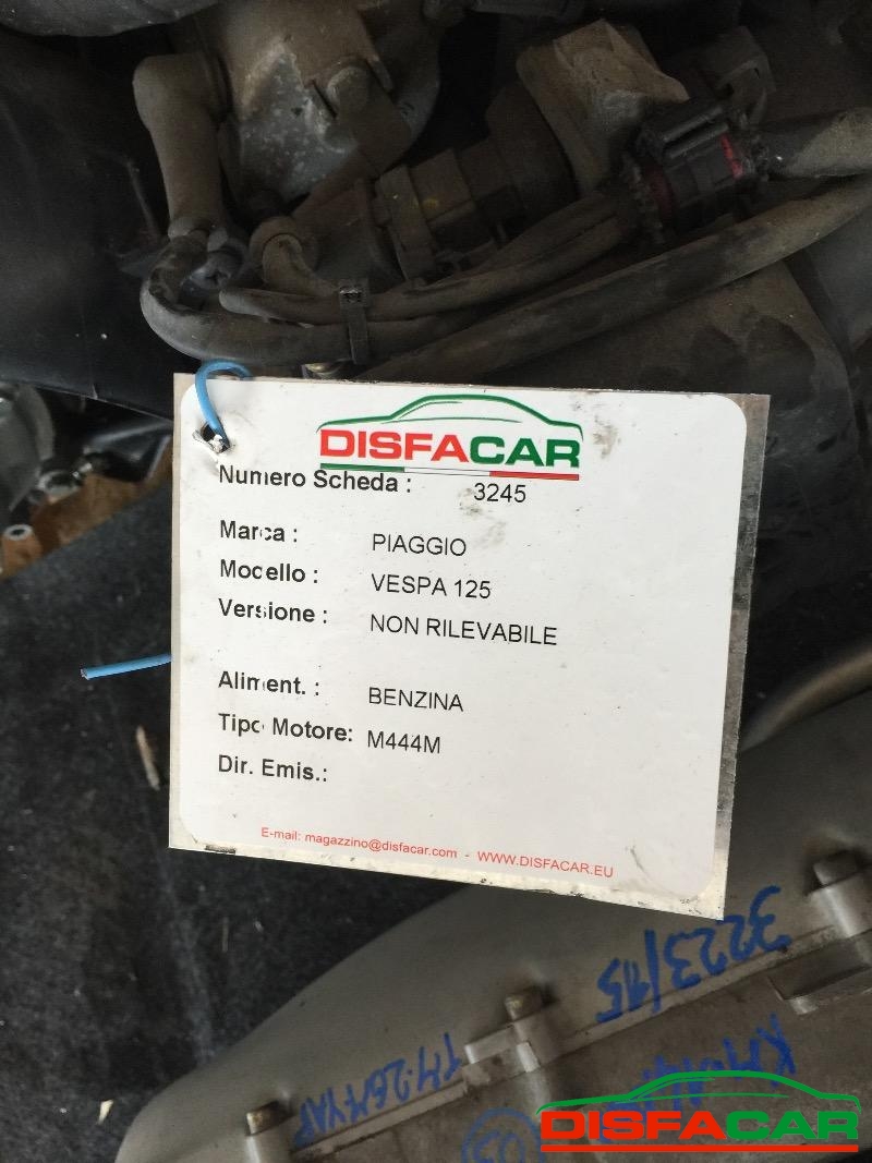 Motore usato Piaggio Scooter vespa 125, codice M444M – foto 4 di 4