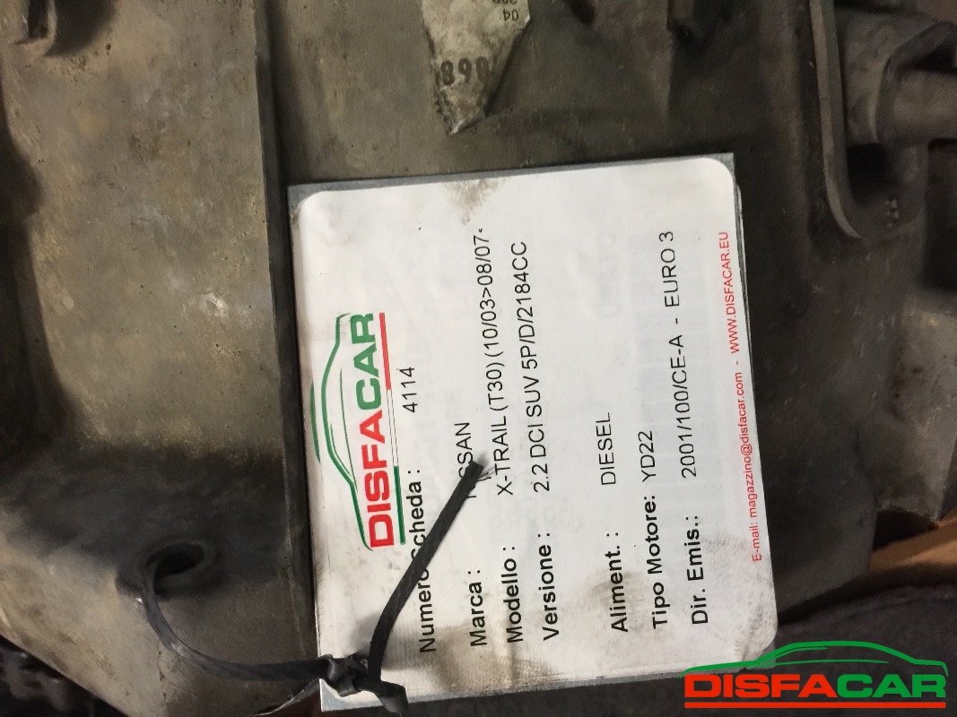 Cambio usato Nissan X-Trail 4X4 2001, codice YD22 – foto 3 di 6