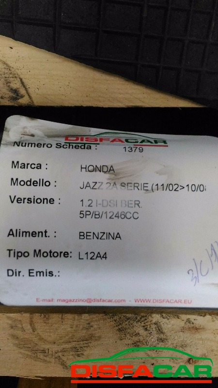 Assale posteriore usato Honda Jazz 2A SERIE 2002, codice L12A4 – foto 9 di 9