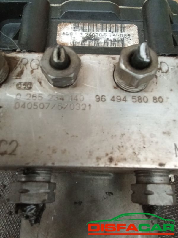 Centralina ABS usata Peugeot 307 2001, codice 0265234140 – foto 3 di 8