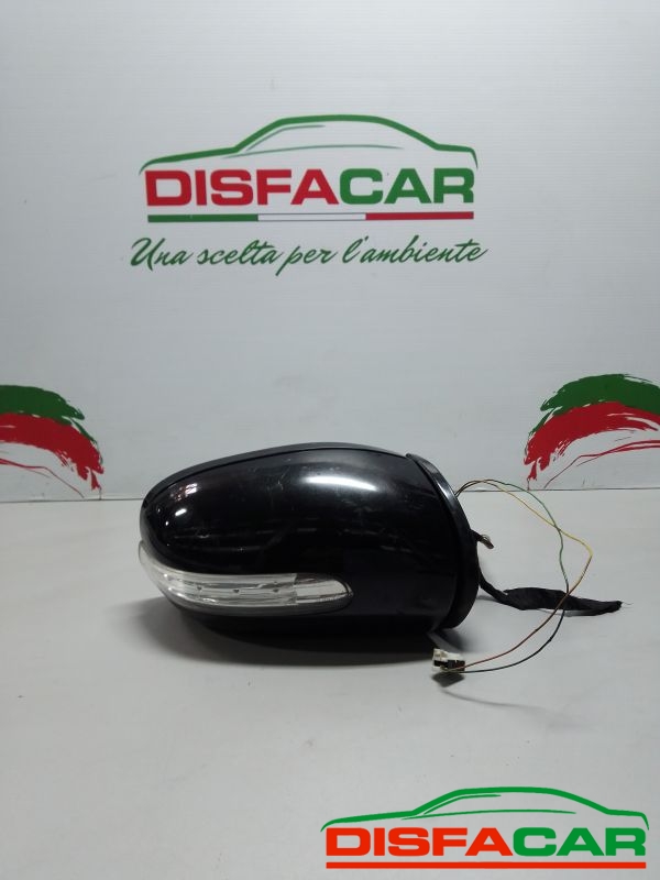 Retrovisore esterno usato Mercedes Benz classe c w203 dx abbattibile elettricamente (cablaggio lungo) 2000 – foto 2 di 4