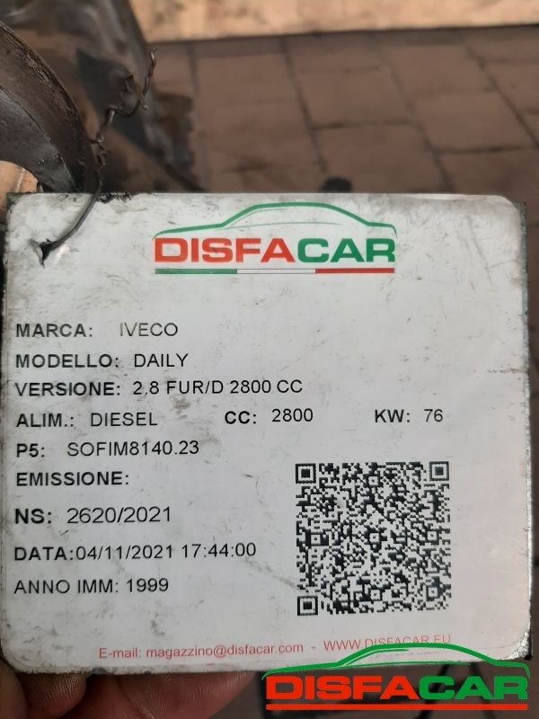 Cambio usato Iveco DAILY 1999, codice 2826 – foto 8 di 8