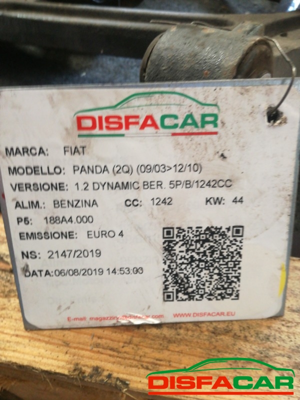 Telaietto anteriore usato Fiat Panda Dynamic 2003, codice 188A4000 188A4.000 – foto 4 di 9