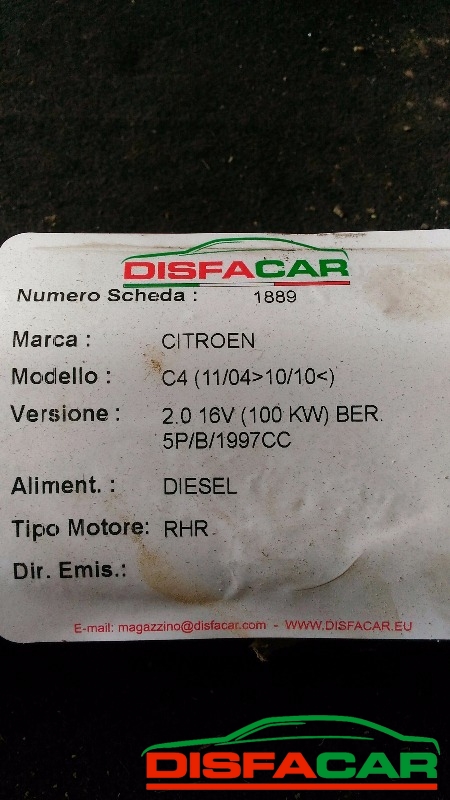 Assale posteriore usato Peugeot 307 Berlina. Familiare. Sw citroen c4 2001, codice 8HZ – foto 8 di 9
