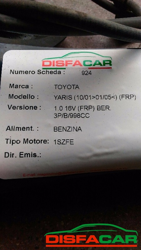 Assale posteriore usato Toyota Yaris Yaris VERSO. D-4D 1999, codice 1NDTV – foto 8 di 9