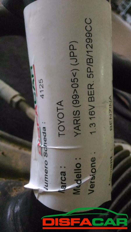 Telaietto anteriore usato Toyota Yaris YARIS VERSO 1999, codice 1SZFE – foto 9 di 14