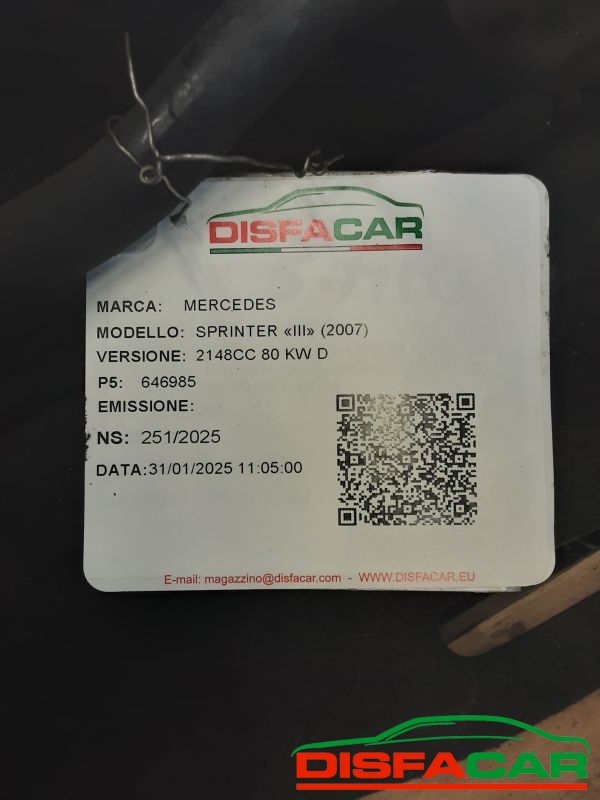 TELAIETTO ANTERIORE usato Mercedes Benz Sprinter 2007 - Ricambio originale garantito