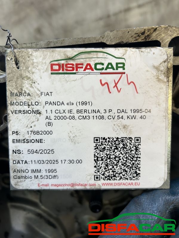 CAMBIO usato Fiat Panda 1980 - Ricambio originale garantito