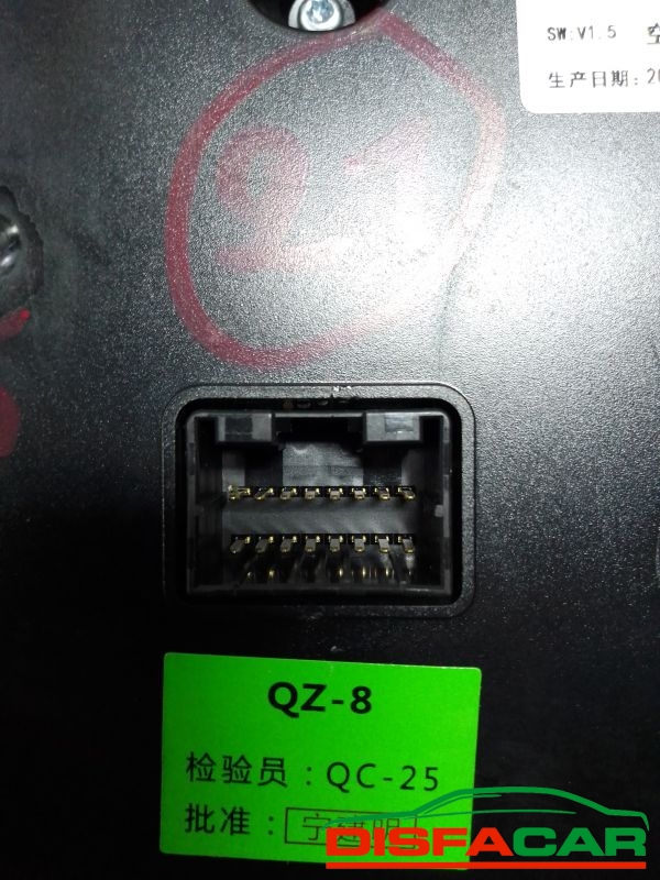 Comandi climatizzatore usati evo 5 automatico 2007, codice t11-8112010dt – foto 2 di 5