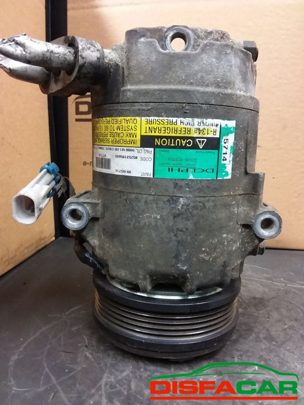 Compressore clima usato Opel Corsa C - MERIVA - ASTRA G - ZAFIRA A 2000, codice 5714 – foto 4 di 10