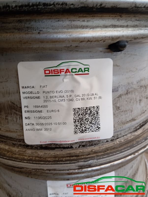 CERCHIO RUOTA usato Fiat Punto Evo  - Ricambio originale garantito