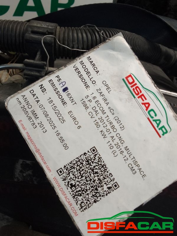 MOTORE usato Opel Zafira 2012 - Ricambio originale garantito
