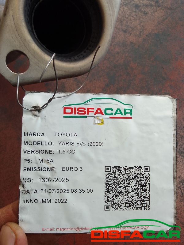 Foto ricambio: CATALIZZATORE Toyota Yaris 5 serie dal 2020