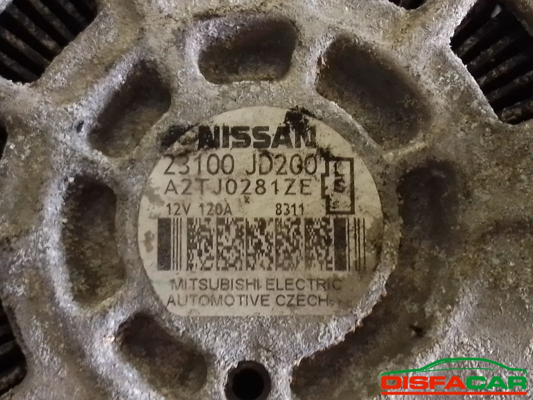 ALTERNATORI usato Nissan Qashqai  - Ricambio originale garantito