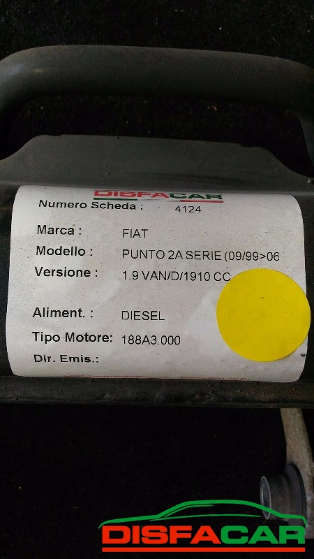 TELAIETTO ANTERIORE usato Fiat Punto 1999 - Ricambio originale garantito