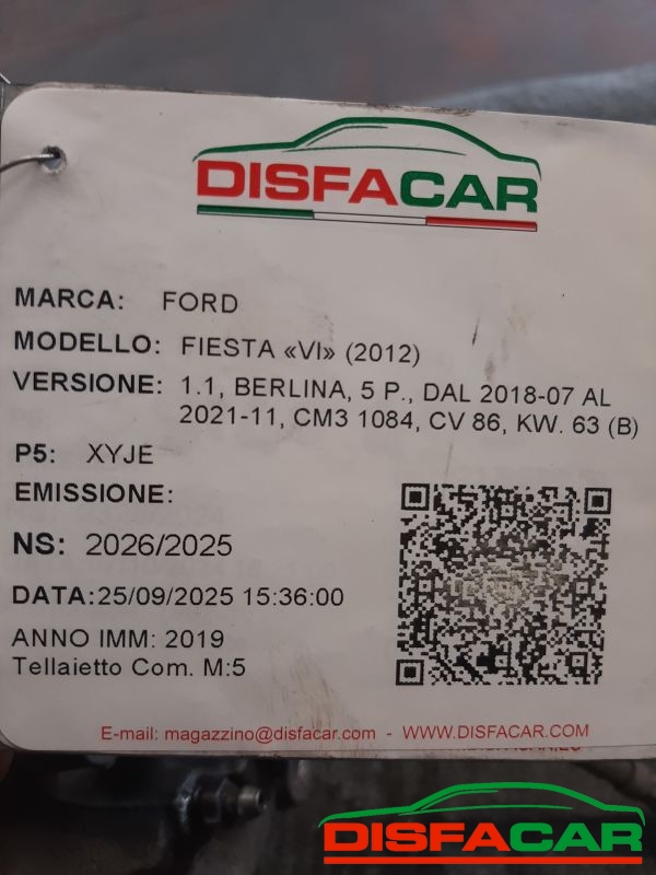 TELAIETTO ANTERIORE usato Ford Fiesta 2018 - Ricambio originale garantito