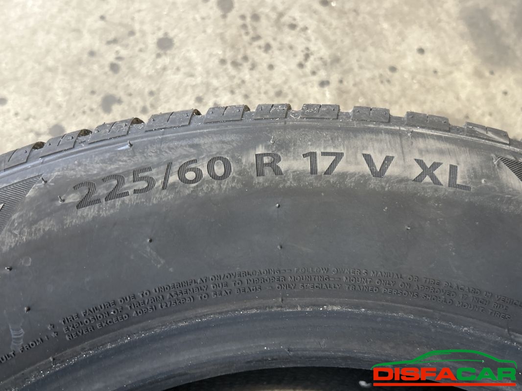 Pneumatici usati 225/60 R17 V XL Norauto 2025 – foto 3 di 4