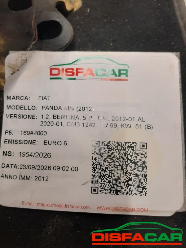 Telaietto anteriore Fiat New Panda 2012