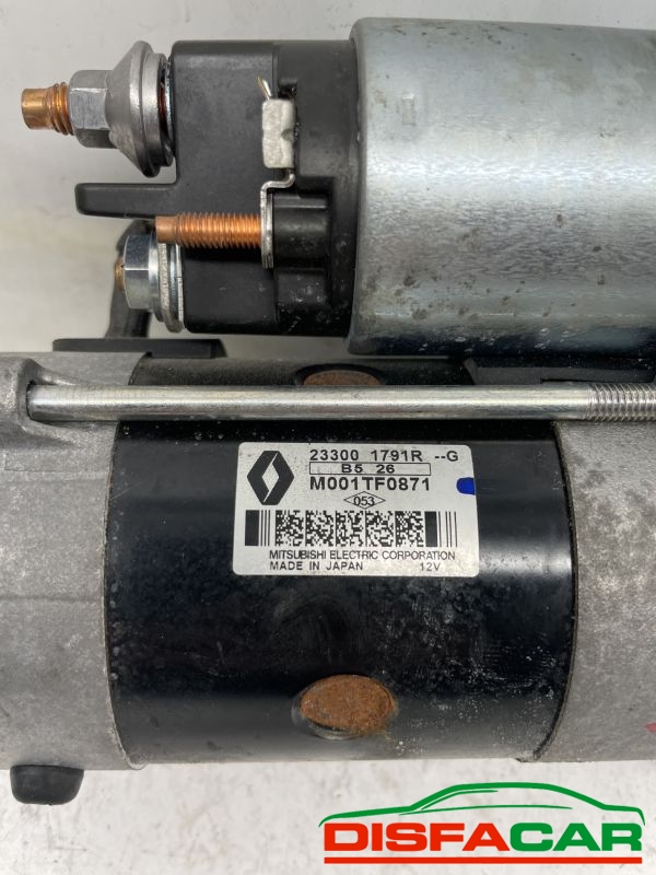 Motorini di avviamento usati Renault Trafic 2.0cc 233001791r m001tf0871, codice 233001791r – foto 2 di 6