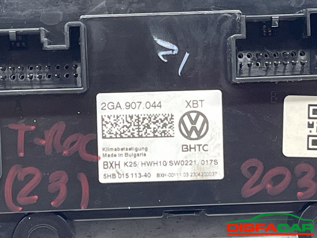 Comandi climatizzatore Volkswagen 2022