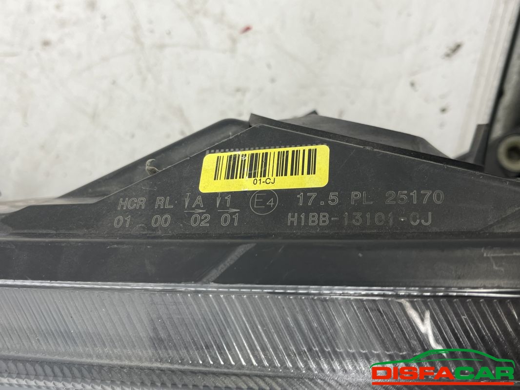 Fanale anteriore usato Ford Fiesta 2018, codice h1bb-1301-cj – foto 2 di 6