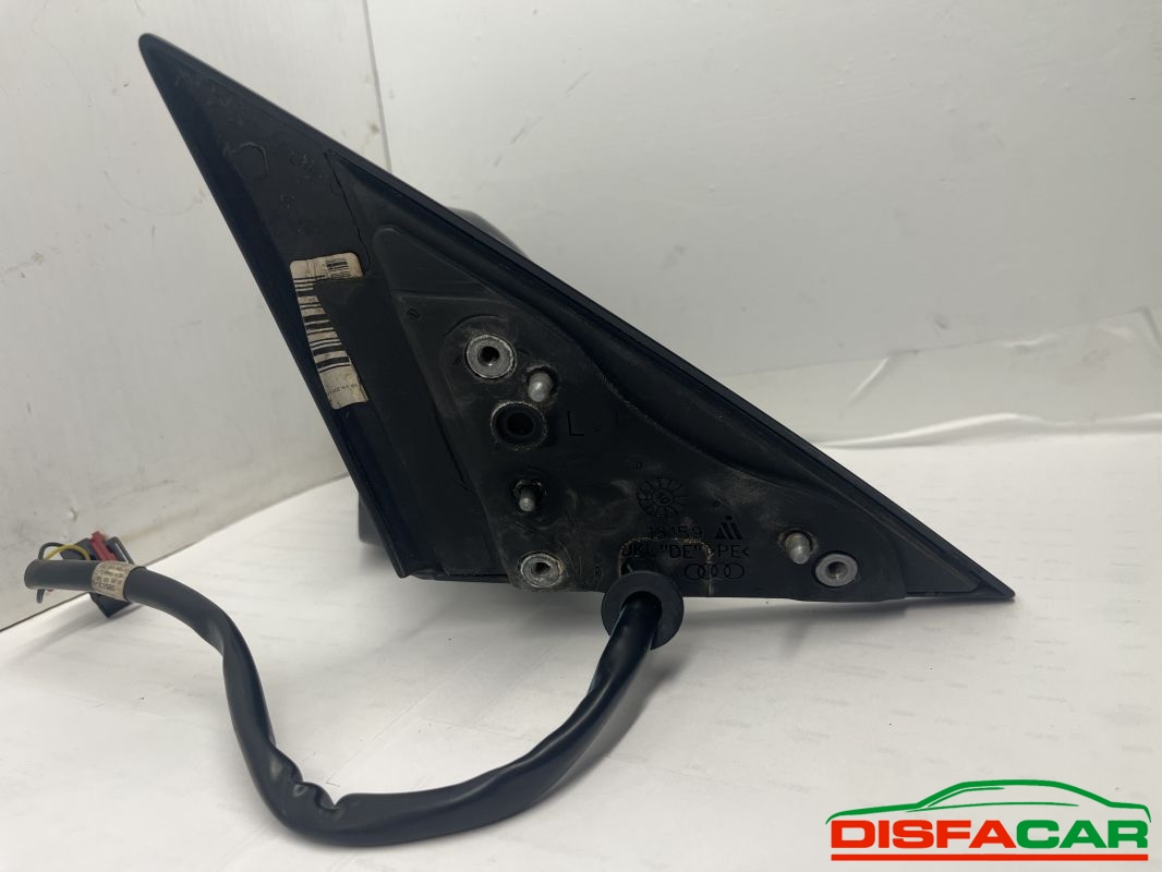 Retrovisore esterno usato Audi A5 SPECCHIO SPECCHIETTO ELETTRICO 10 FILI nero Sinistro 2007 – foto 3 di 4