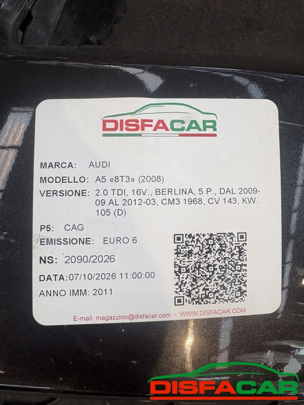 Lamierati usati Audi 2009, codice CAG – foto 26 di 26