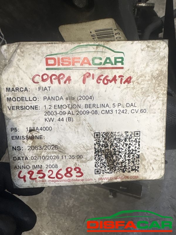 Motore Fiat Panda 2003