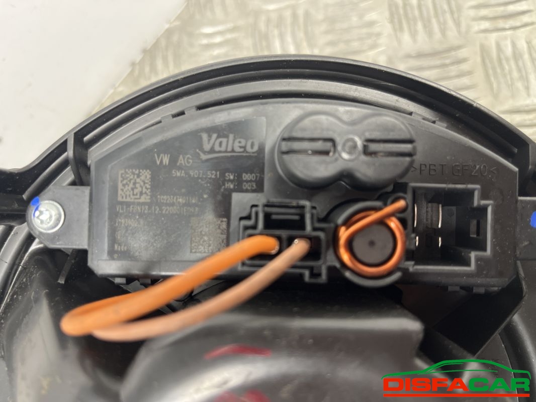 Ventola interna usata Volkswagen T ROC 5Q1819021H CON RESISTENZA 2022, codice 5q1819021h – foto 5 di 5