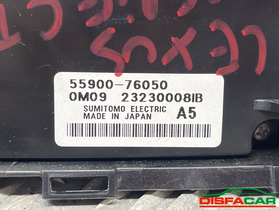 Comandi climatizzatore usati Lexus CT 200h 55900-76050 2010, codice 55900-76050 – foto 3 di 4