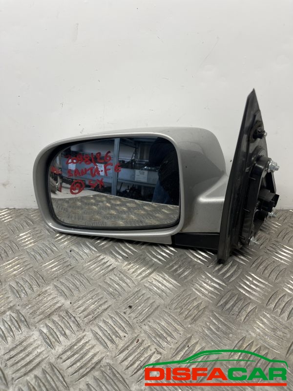 Retrovisore esterno usato Hyundai Santa Fe 2a serie elettrico sinistro specchio specchietto 7 filo 2006 – foto 6 di 6