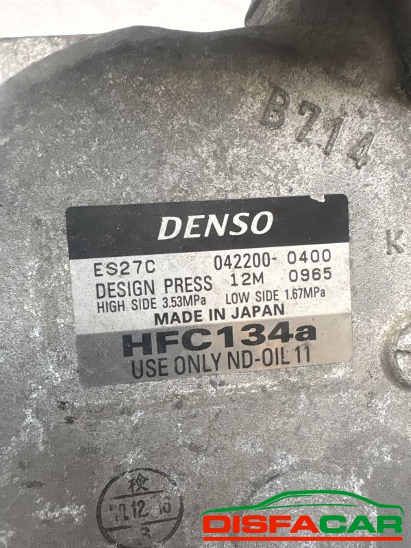Compressore clima usato Lexus CT 200h 2010, codice 042200-0400 – foto 6 di 6