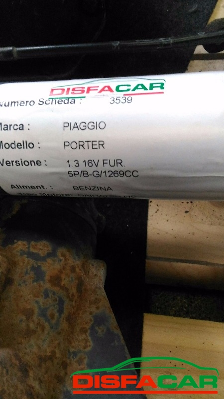 Differenziale posteriore usato Piaggio Porter Cassonato, codice DAIHATSU HC – foto 8 di 8