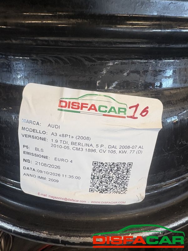Cerchio ruota usato Audi A3 2008 – foto 6 di 6