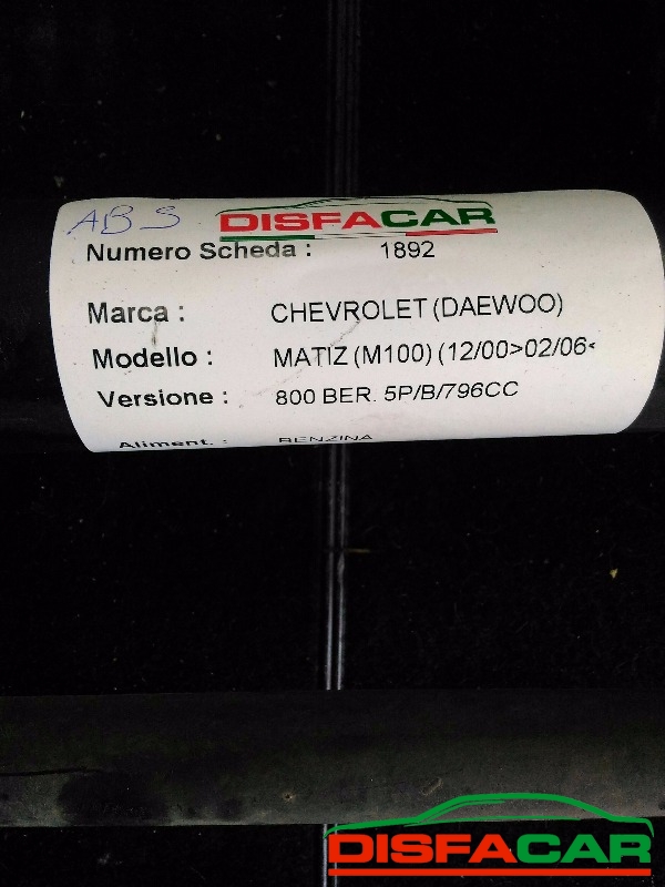 Assale posteriore usato Daewoo Matiz 1999, codice F8CV – foto 7 di 8