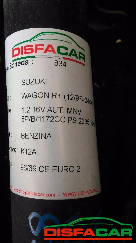 Differenziale posteriore usato Suzuki Wagon R+ 4x4 1997, codice K12A – foto 8 di 11