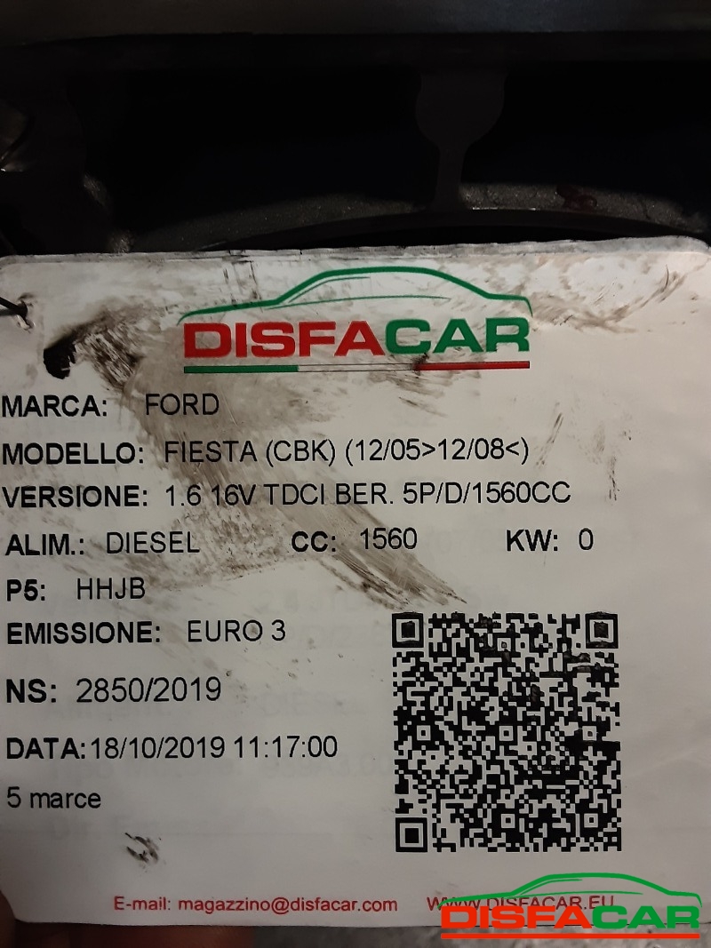 Cambio usato Ford Fiesta 2005, codice HHJB – foto 8 di 8