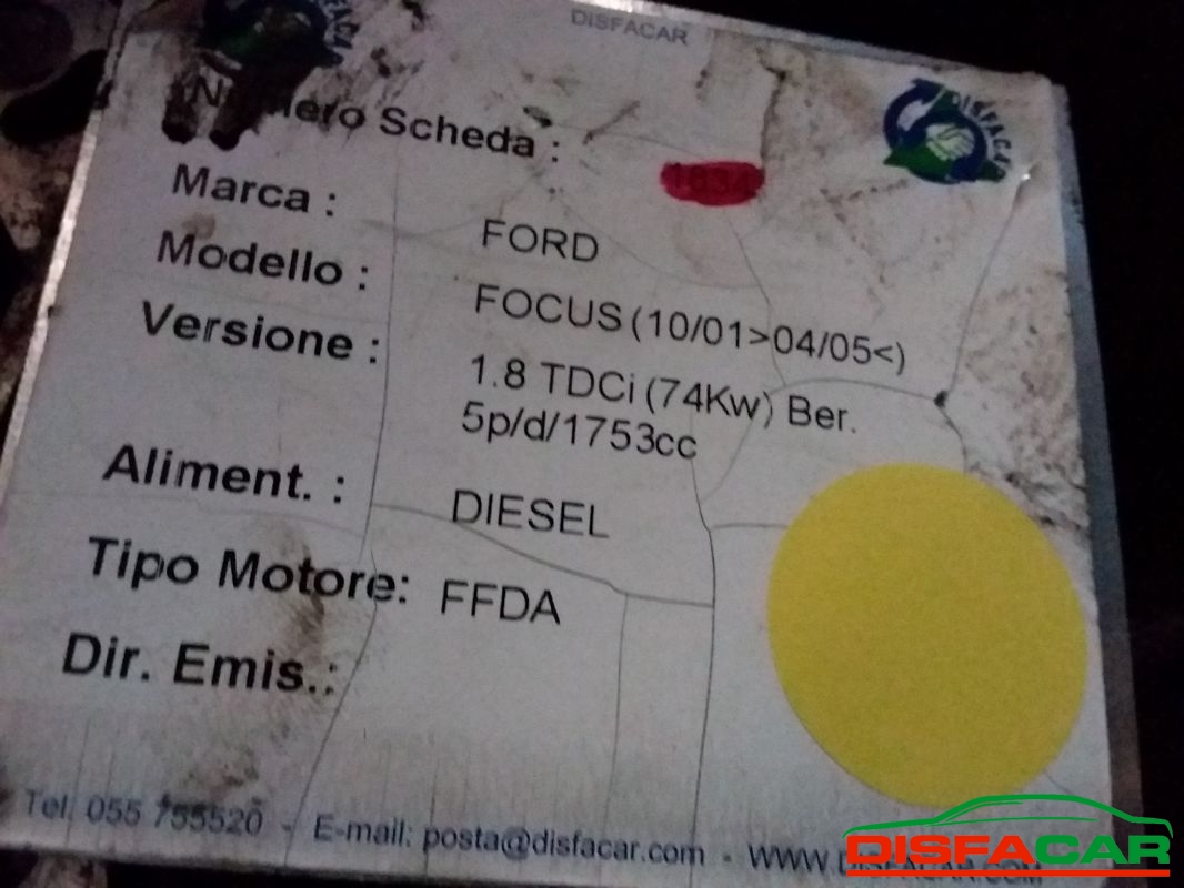 Cambio usato Ford Focus 2001, codice F9DA – foto 11 di 12
