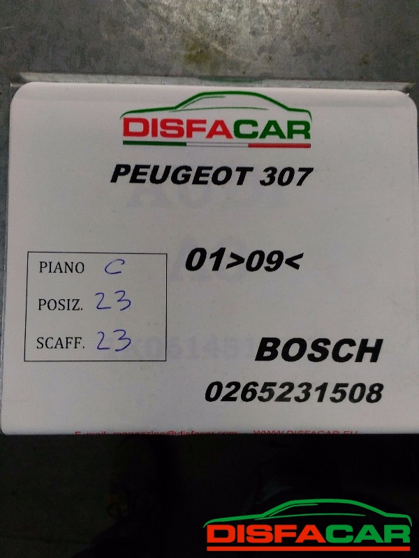 Centralina abs Peugeot 307 2001 – pezzo 1