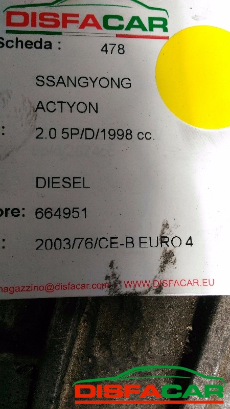 Cambio usato Ssangyong Actyon 2007, codice 664951 – foto 9 di 14