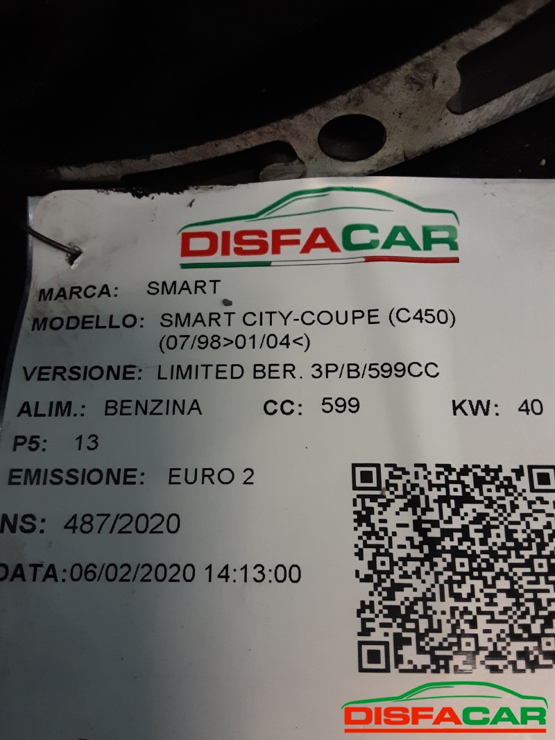 Cambio usato Smart CITY COUPÉ (C450) 1998, codice 13 – foto 8 di 8