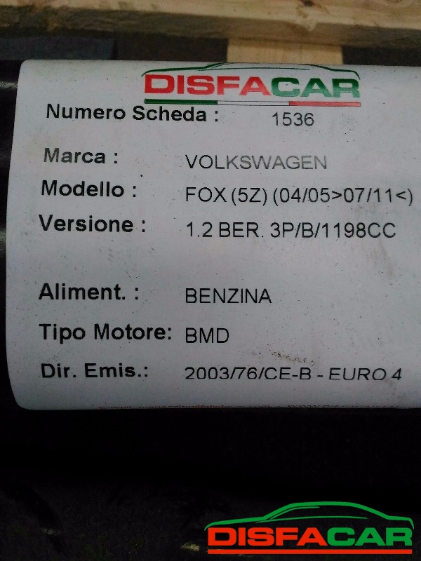 Assale posteriore usato Volkswagen Fox 2005, codice BMD – foto 5 di 6