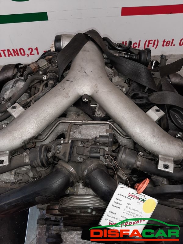 Motore usato Audi A6 QUATTRO SW Biturbo . MANCA POMPA IDROGUIDA 2001, codice ARE – foto 8 di 10
