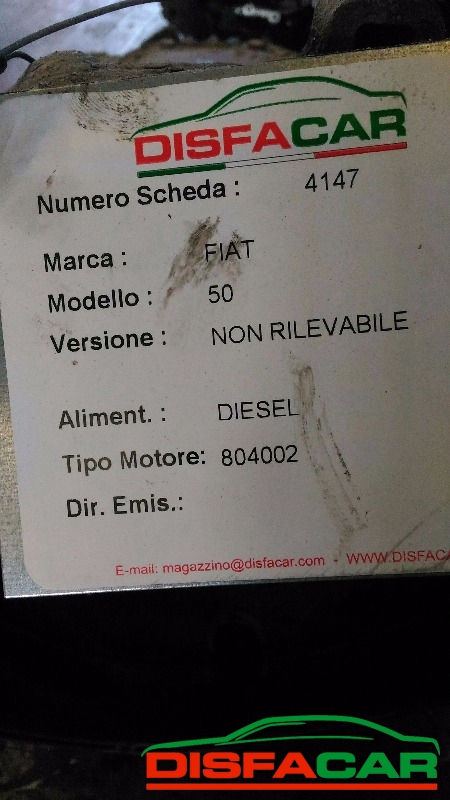 Cambio usato Fiat 50, codice 912828.001 – foto 8 di 12