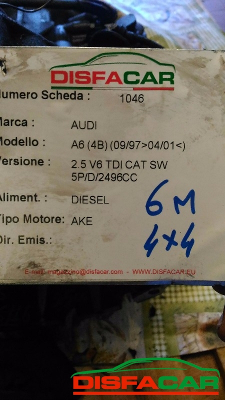 Cambio usato Audi A6 4X4 1997, codice ase – foto 11 di 11