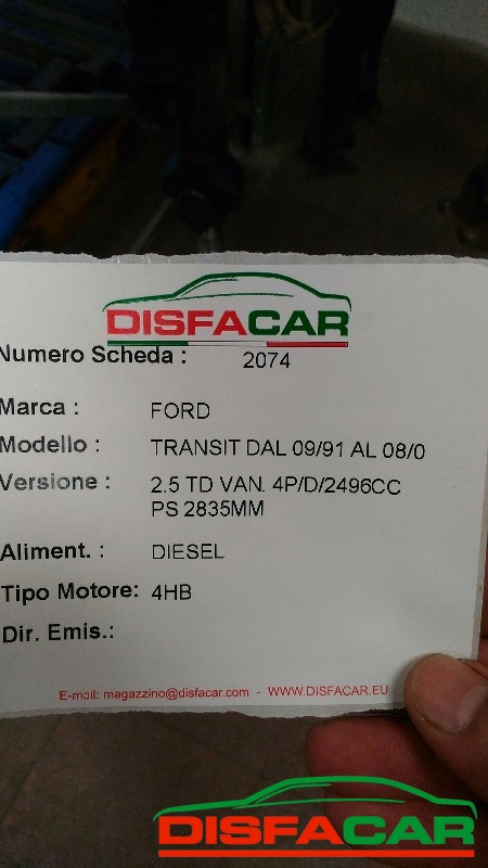Albero di trasmissione usato Ford Transit 1991, codice 4HB – foto 9 di 9