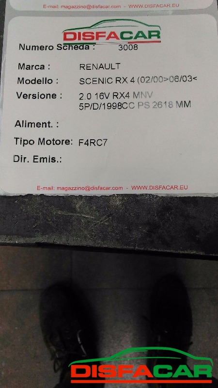 Albero di trasmissione usato Renault Scenic RX4 1999, codice F4RC7 – foto 12 di 13